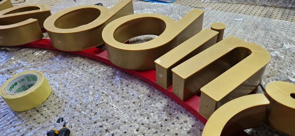 3D Leuchtbuchstaben in Saalfeld/Rudolstadt Leuchtbuchstabe 8